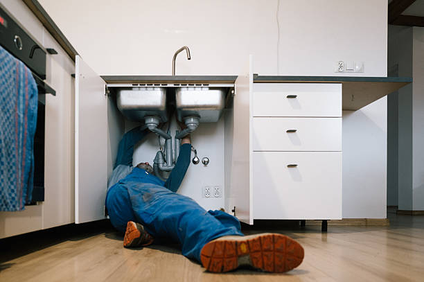 Professional Pipe Repair technician working in South Britain, CT